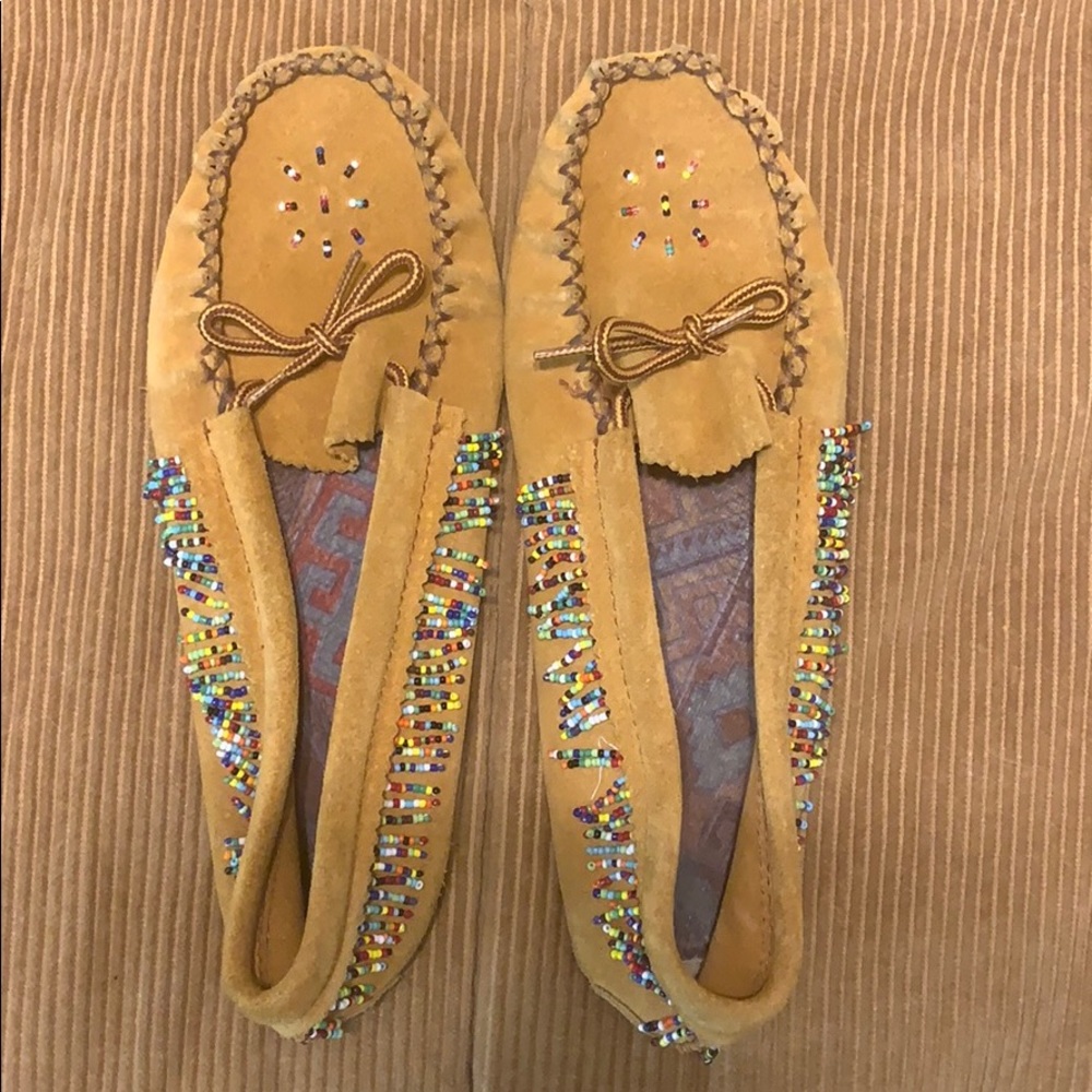 Beaded moccasins